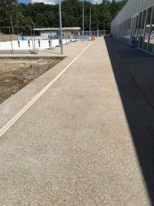 Dalle béton desactivé