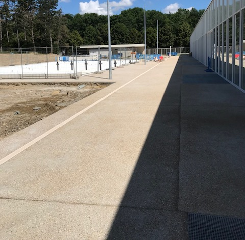 Béton imprimé