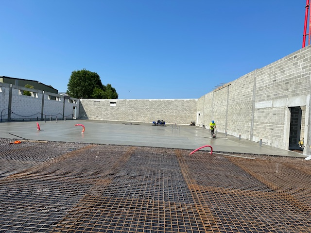 Dalle béton lisse