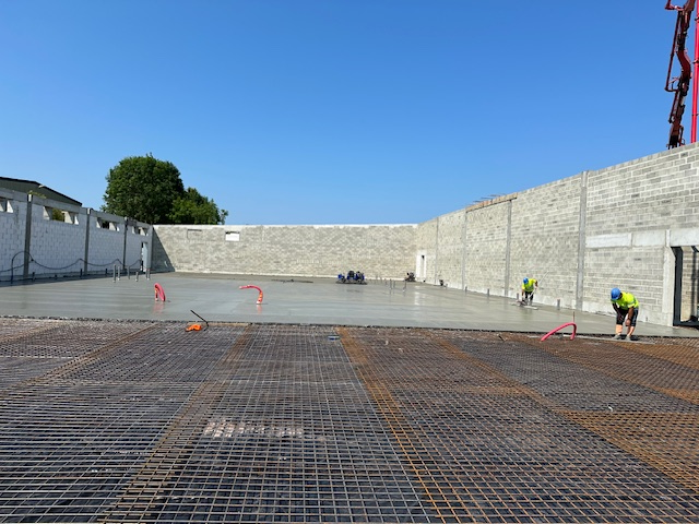 Dalle béton lisse