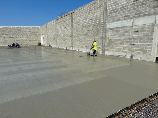 Dalle béton lisse