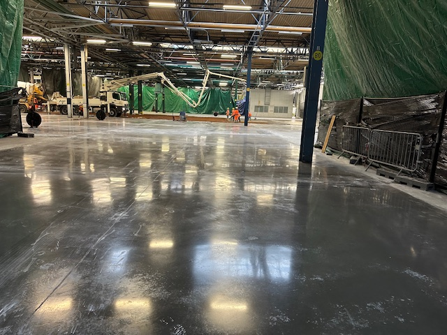 Dalle béton lisse