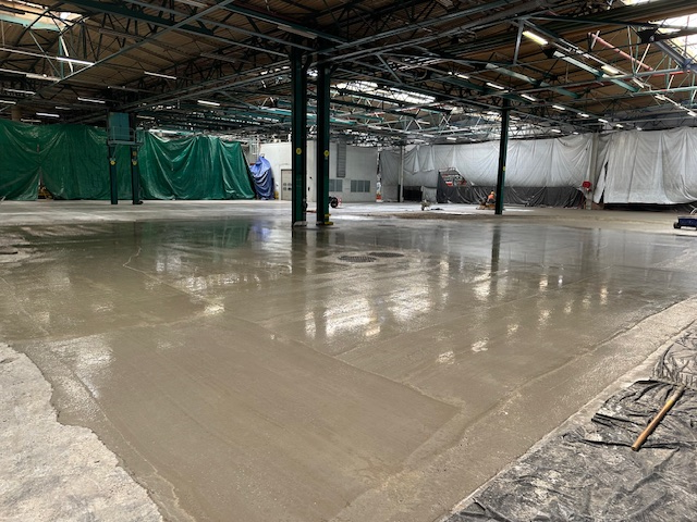 Dalle béton lisse