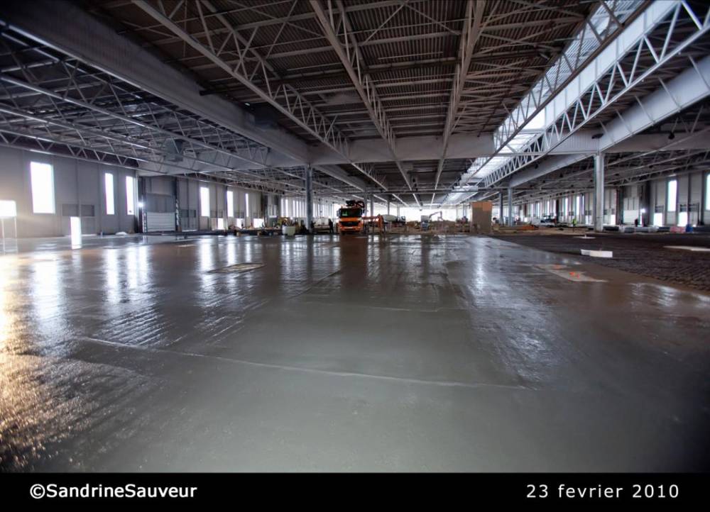 Dallage Parc des expositions à Villepinte