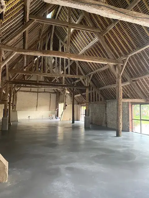 Dallage - Chantier Salle des fêtes à Courville sur Eure (4)
