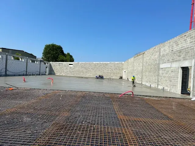 Dallage Chantier Lidl au Havre (3)